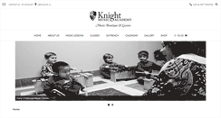 Desktop Screenshot of knightmusicacademy.com